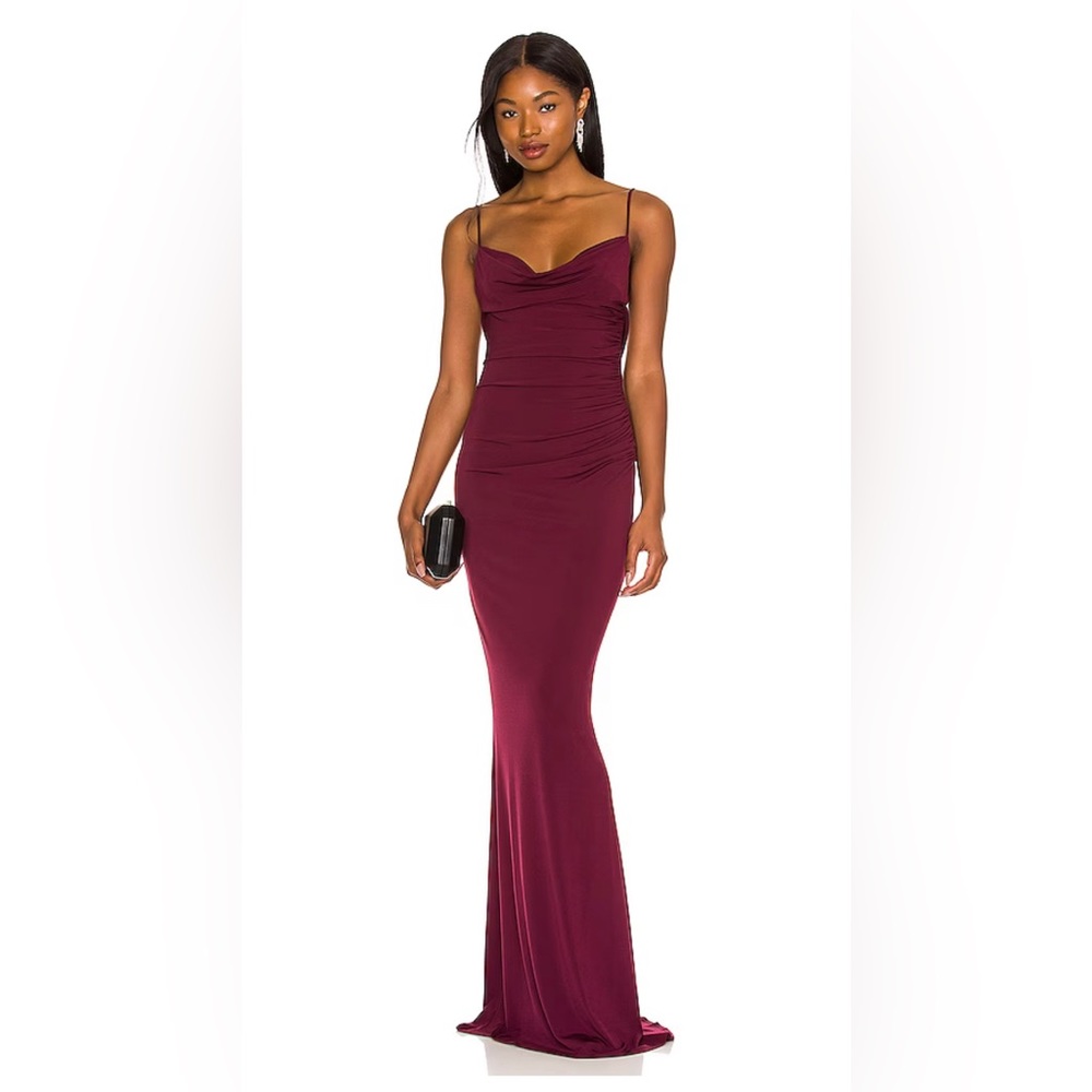 Katie May Surreal Gown in Sangria Size: M
